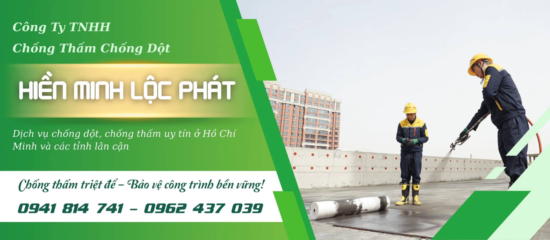 Chống thấm hiệu quả Chống thấm Hiền Mình Lộc Phát